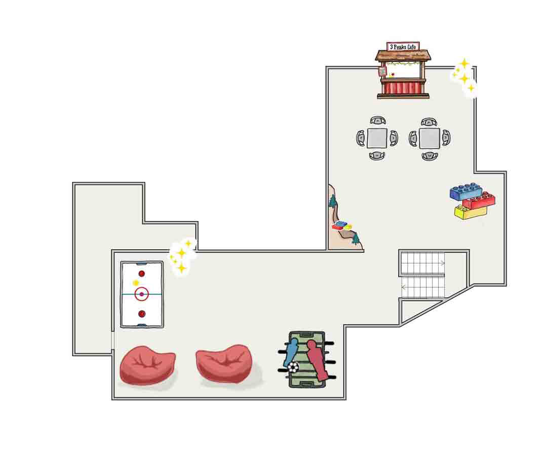Attic floor plan
